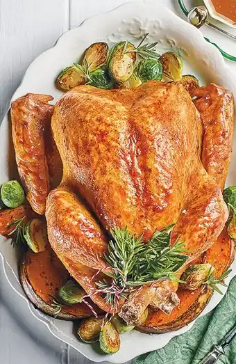 Woolworths Woolworths rspca approved fresh whole turkey – from the meat dept – available in s/m/l/xl sizes offer