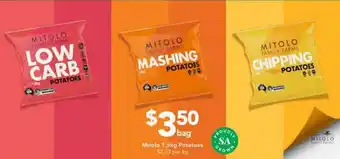 Drakes Mitolo 1.5kg potatoes offer