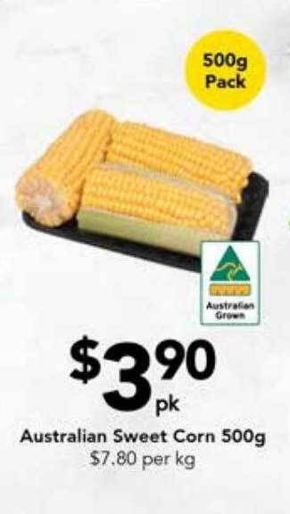 Drakes Australian sweet corn 500g offer