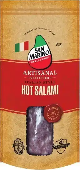 Woolworths San marino artisanal salami 200g – from the deli offer
