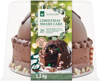Woolworths Woolworths christmas smash cake 1.3 kg offer