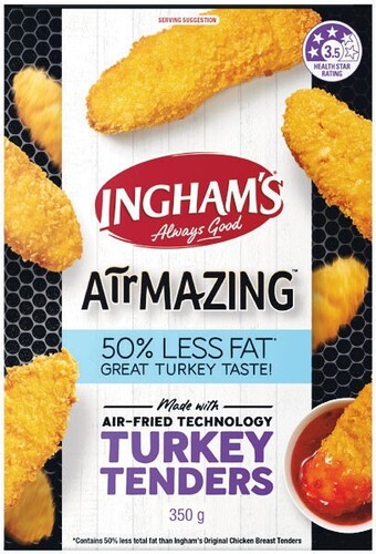 Woolworths Ingham’s airmazing turkey tenders 350g offer