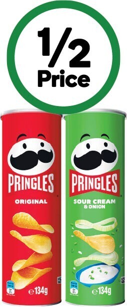 Woolworths Pringles 119-134g offer