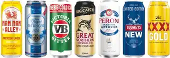 Woolworths Mix & match your favourite beers (500ml multipacks) offer