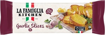 Woolworths La famiglia entertainer garlic slices 450g – from the fridge offer
