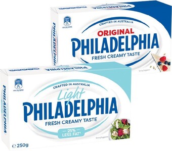 Woolworths Philadelphia cream cheese block 250g offer