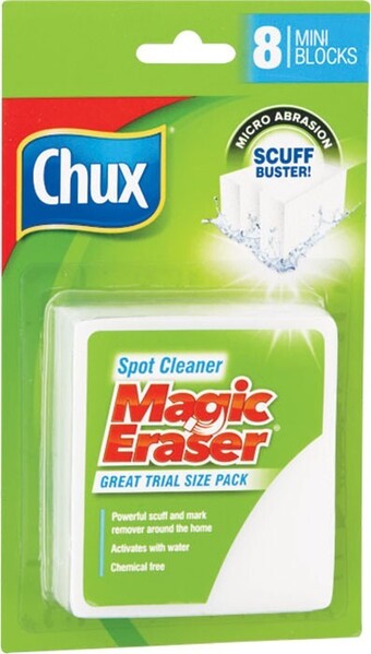 Woolworths Chux magic eraser spot cleaner pk 8 offer