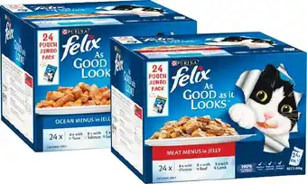 Woolworths Felix wet cat multipacks pk 24 x 85g offer