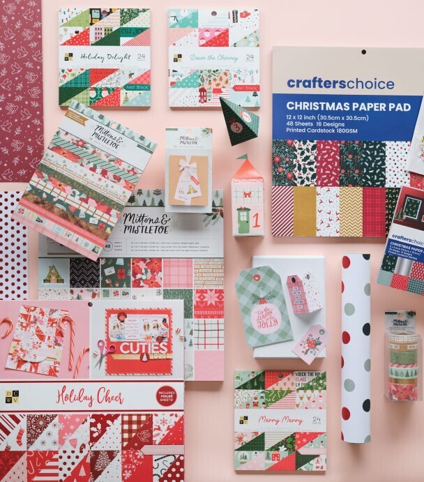 40 off papercraft christmas ranges offer at Spotlight