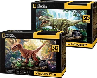 BIG W National geographic assorted dinosaur 3d puzzles offer