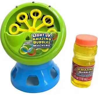 BIG W Amazing bubbles light up bubble machine offer
