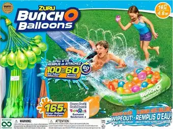 BIG W Bunch o balloons single lane water slide wipeout offer