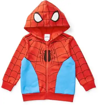 BIG W Spider-man zip thru hoodie offer