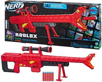 Nerf roblox zombie attack viper strike dart blaster