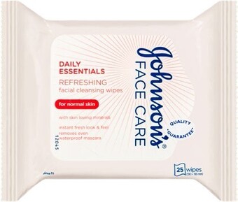 BIG W Johnson's facial cleansing wipes normal skin 25 wipes offer