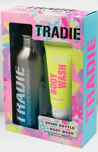 BIG W Tradie metal drink bottle and wash set offer