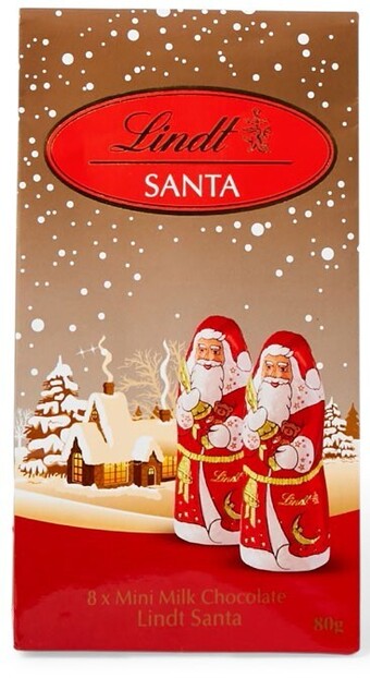 BIG W Lindt santa pouch bag 80g offer