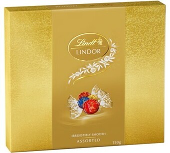 BIG W Lindt lindor assorted chocolates box 150g offer