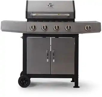 BIG W Contempo 4 burner premium hooded bbq black offer