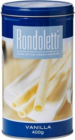 BIG W Rondoletti vanilla cream wafers 400g offer