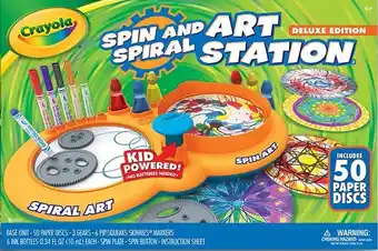 Crayola spin and spiral art station