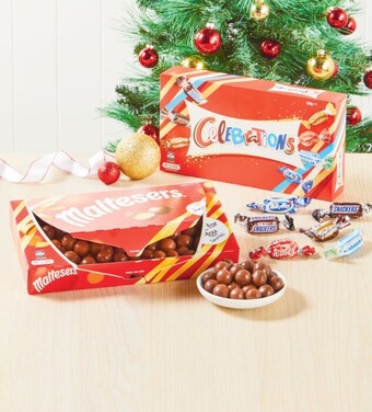 Coles Mars maltesers box 400g or celebrations box 320g offer