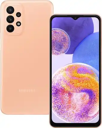 BIG W Samsung galaxy a23 peach 4g*^ offer