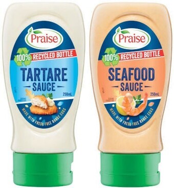 Coles Praise seafood or tartare sauce 250ml offer