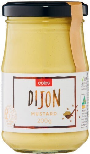 Coles Coles dijon mustard 200g offer
