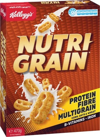 Coles Kellogg's nutri grain 470g offer