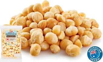 Coles australian roasted & salted macadamias 400g pack