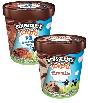 Coles Ben & jerry's 436ml-458ml offer