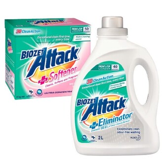 Coles Biozet laundry liquid 2 litre or powder 2kg offer