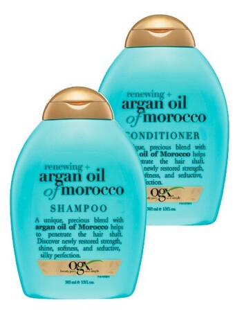 Coles Ogx argan oil of morocco shampoo or conditioner 385ml offer