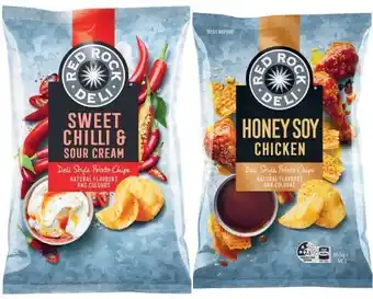 Coles Red rock deli chips 150g-165g offer