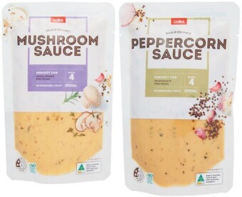 Coles Coles premium sauce or gravy 200ml offer