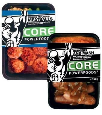 Coles Core powerfoods frozen meal 350g offer