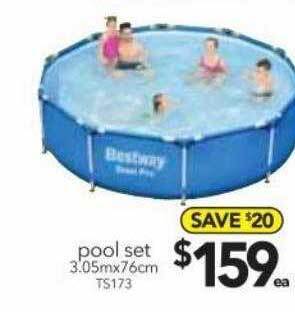 Cheap as Chips Bestway pool set offer