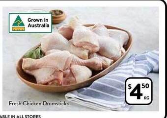 Foodworks Fresh chicken drumsticks offer