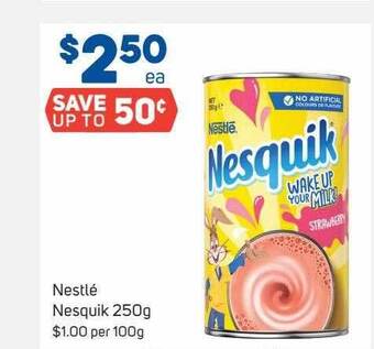 Foodland Nestlé nesquik 250g offer