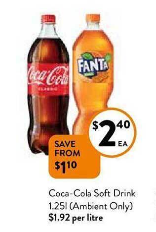 Foodworks Coca-cola soft drink offer