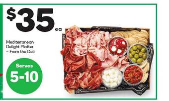 Mediterranean delight platter