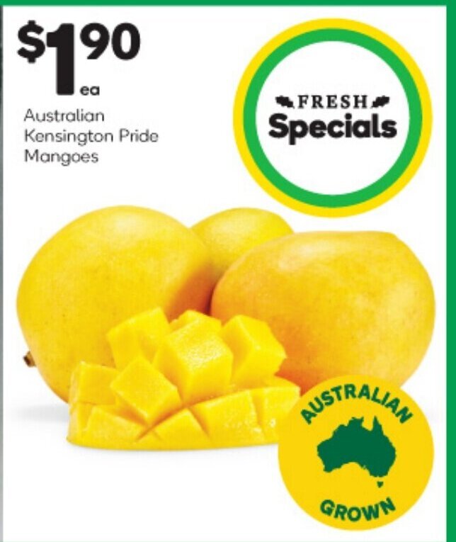 Australian Kensington Pride Mangoes offer at Woolworths