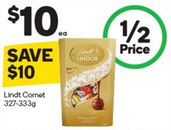 Woolworths Lindt Cornet 327-333g offer