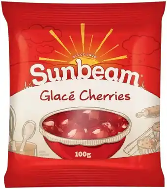 IGA Sunbeam glacé cherries 100g offer