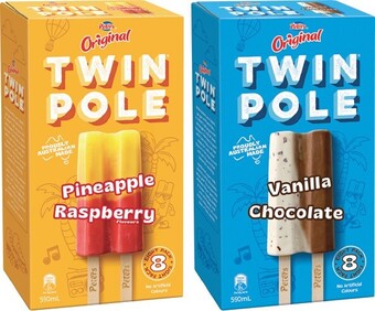IGA Peters original twin pole 8 pack selected varieties offer