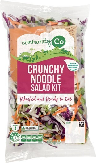 IGA Community co family crunchy noodle salad kit 450g offer