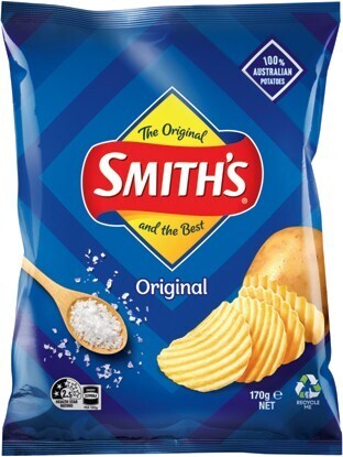 IGA Smith's chips 90-170g selected varieties offer