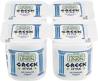 IGA Farmers union greek style yogurt 4 pack offer