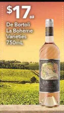 Ritchies De bortoli la bohème varieties 750ml offer